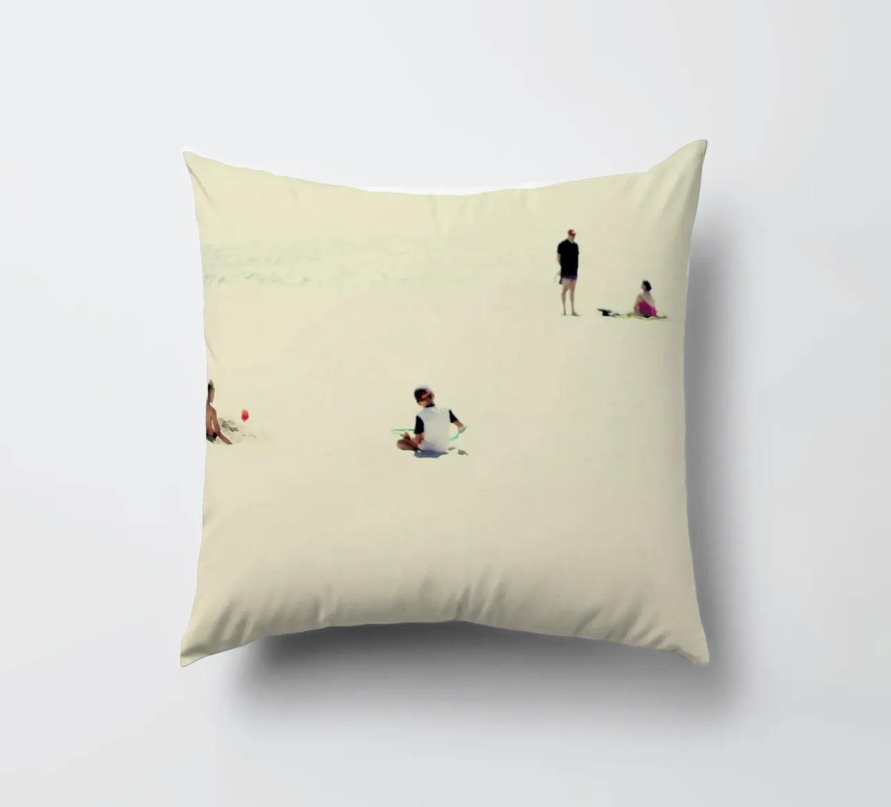 Minimal Beach People cuscino da Ingrid Beddoes