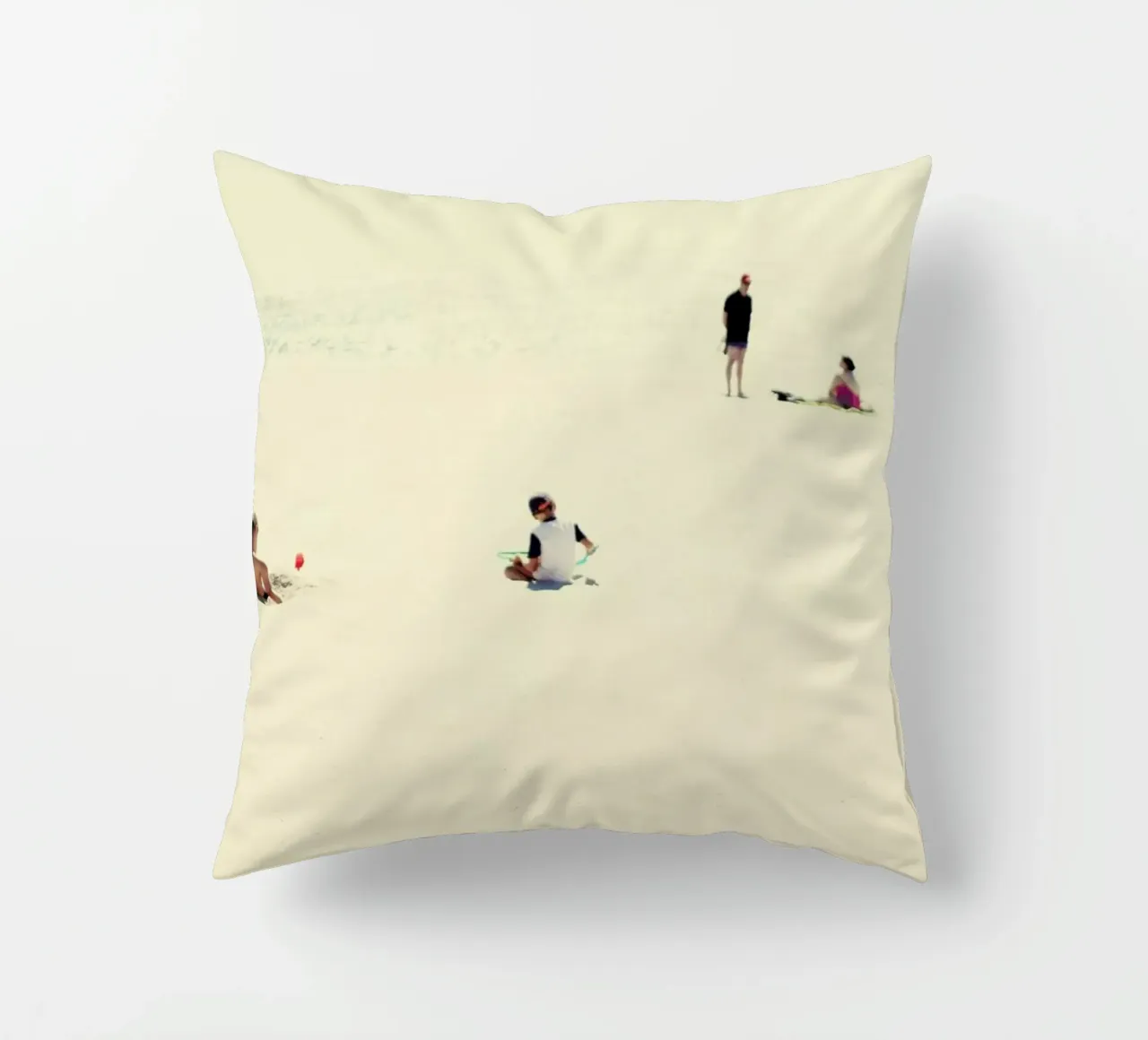 Minimal Beach People cuscino da Ingrid Beddoes