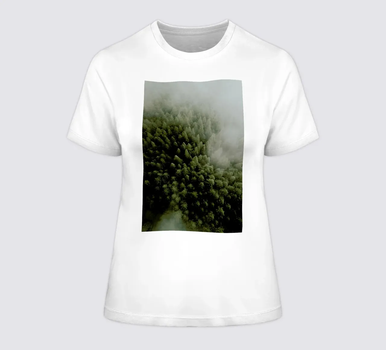 Enchanted Forests women's fitted t-shirt by METROPOLIS