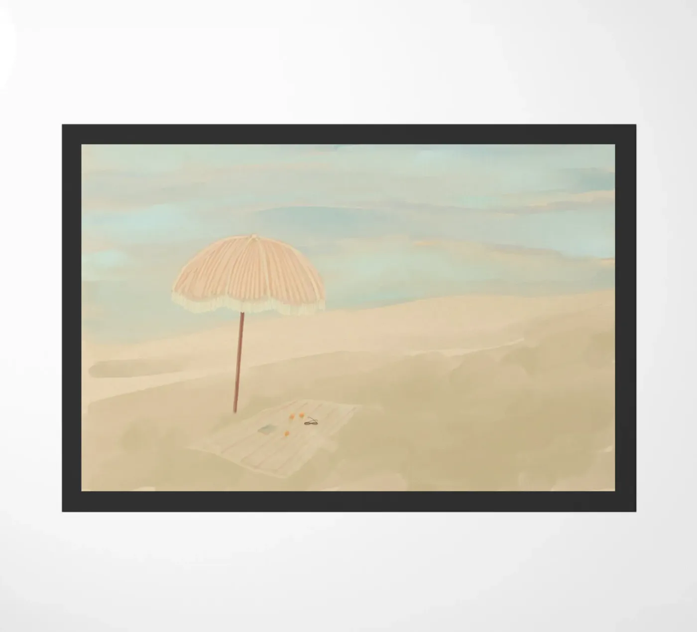 Beach, Please! Fußmatte von Katharina Puritscher