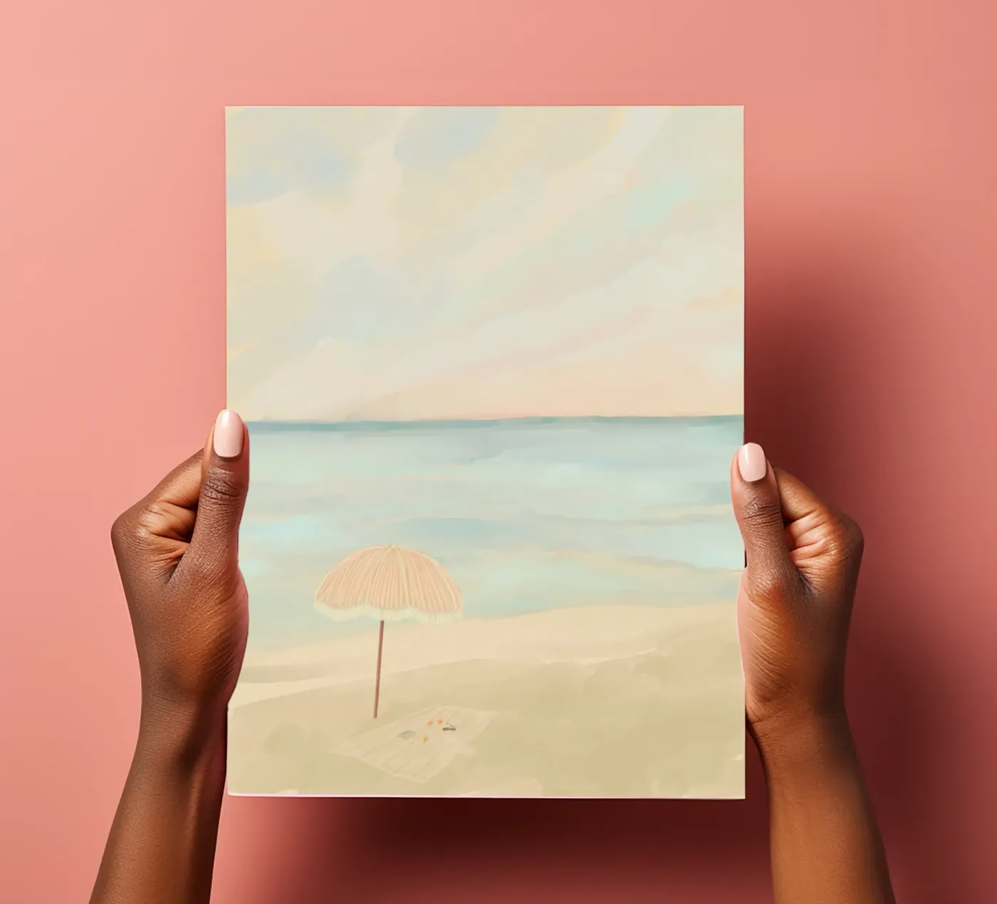 Beach, Please! sticker sheet by Katharina Puritscher