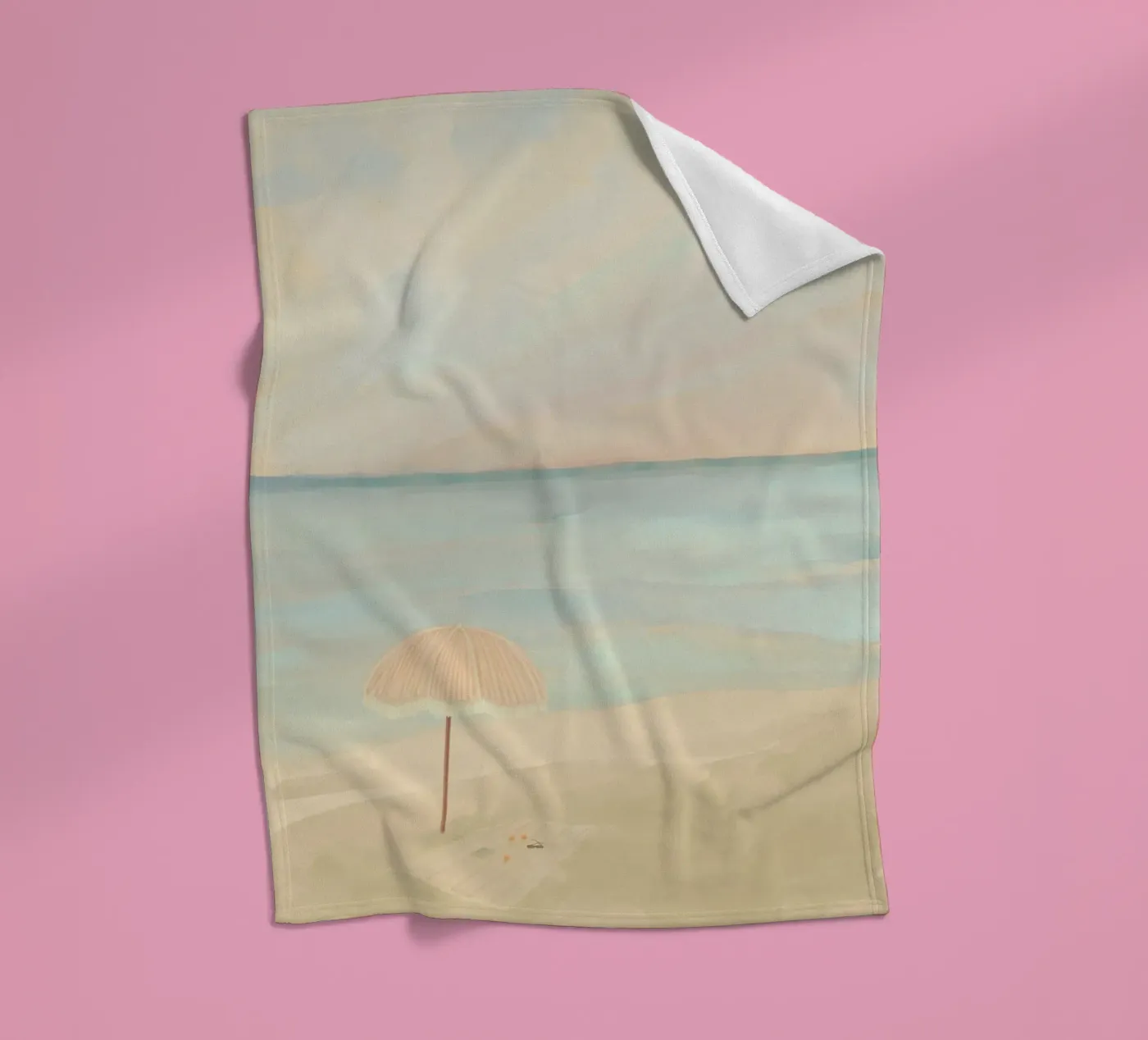 Beach, Please! Fleecedecke von Katharina Puritscher