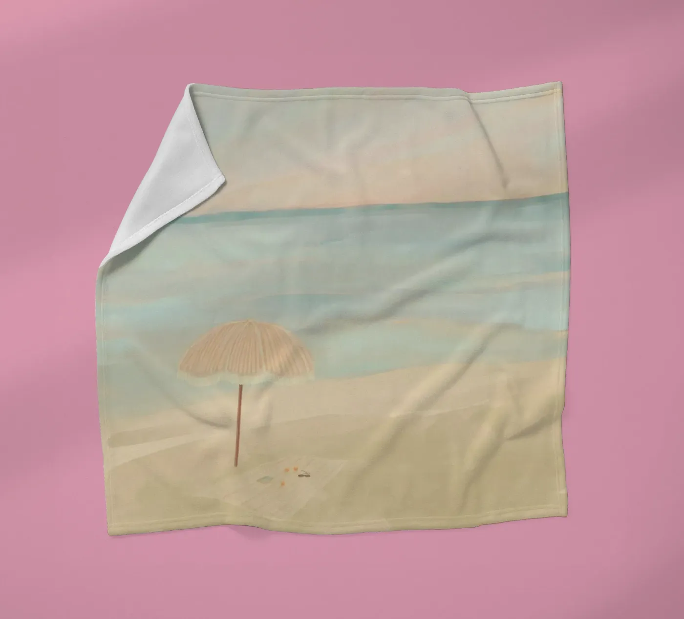 Beach, Please! Fleecedecke von Katharina Puritscher