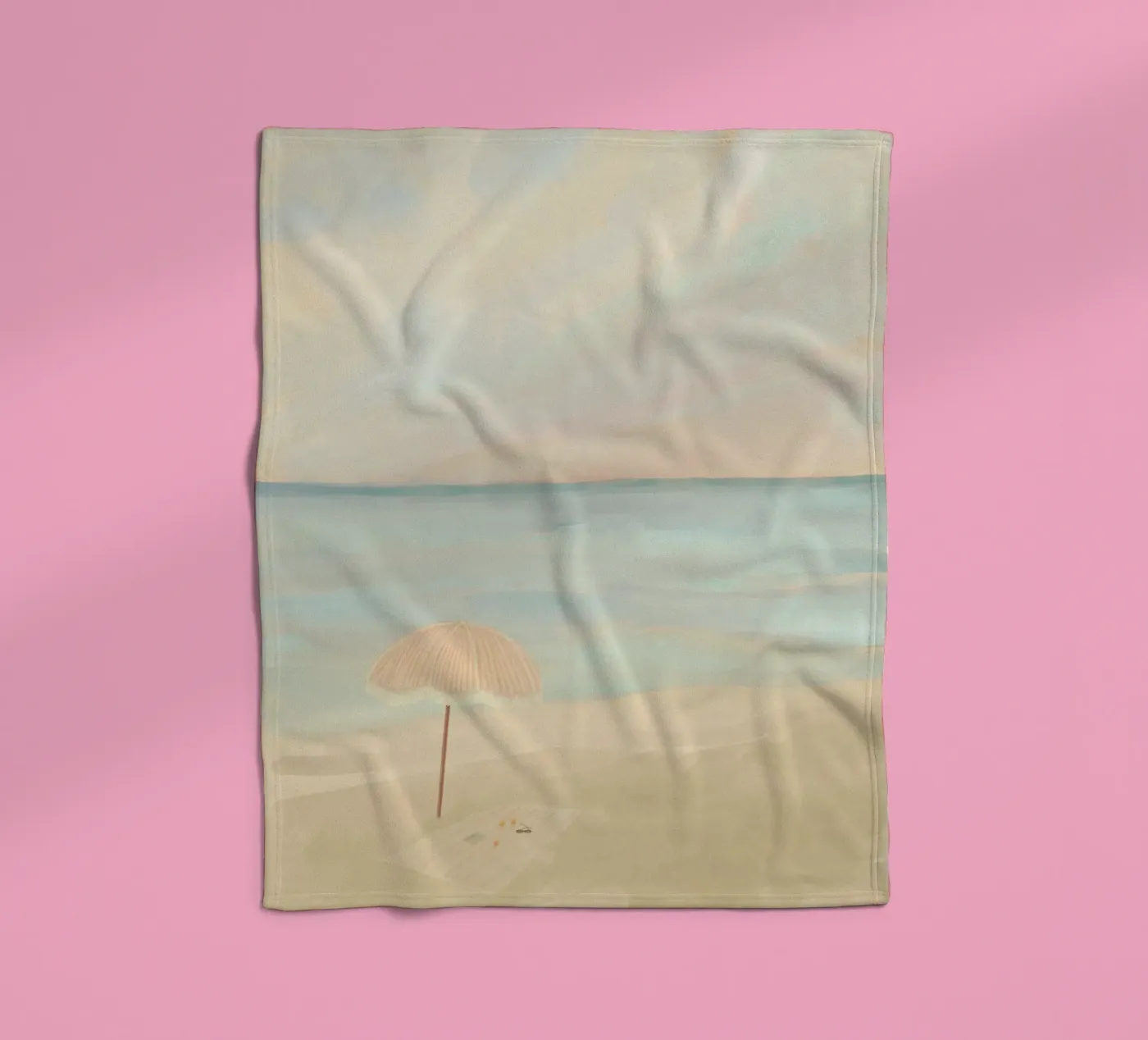 Beach, Please! Fleecedecke von Katharina Puritscher