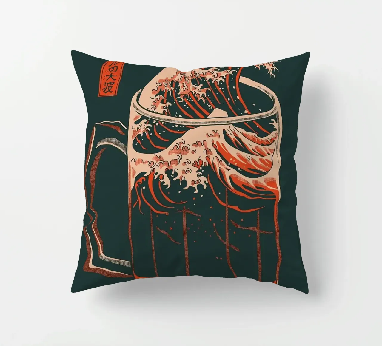 bicchiere da birra cuscino da Abstract Botanical Art