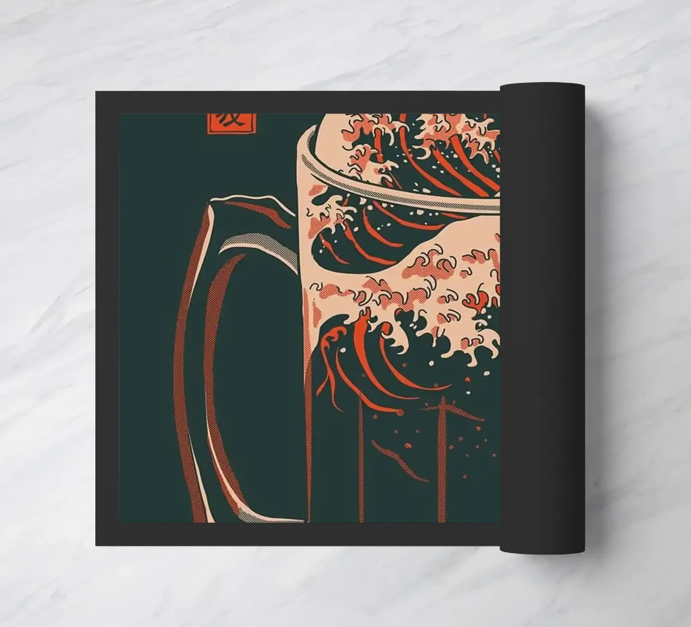 bicchiere da birra zerbino da Abstract Botanical Art