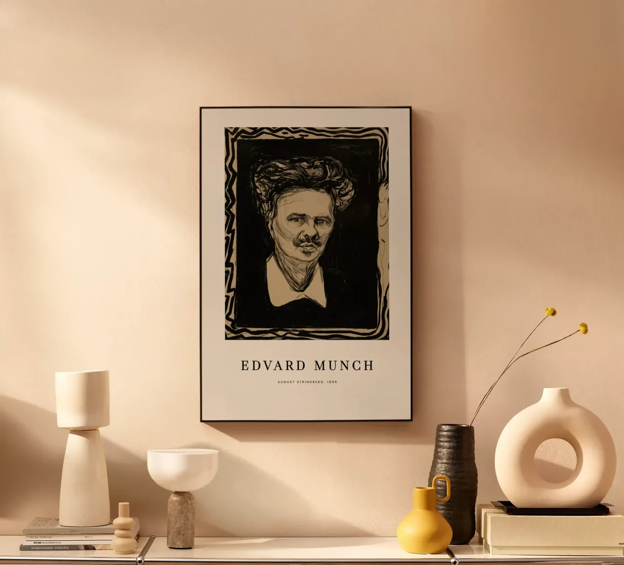 Munch - August Strindberg plexiglass da ARTOTHEK