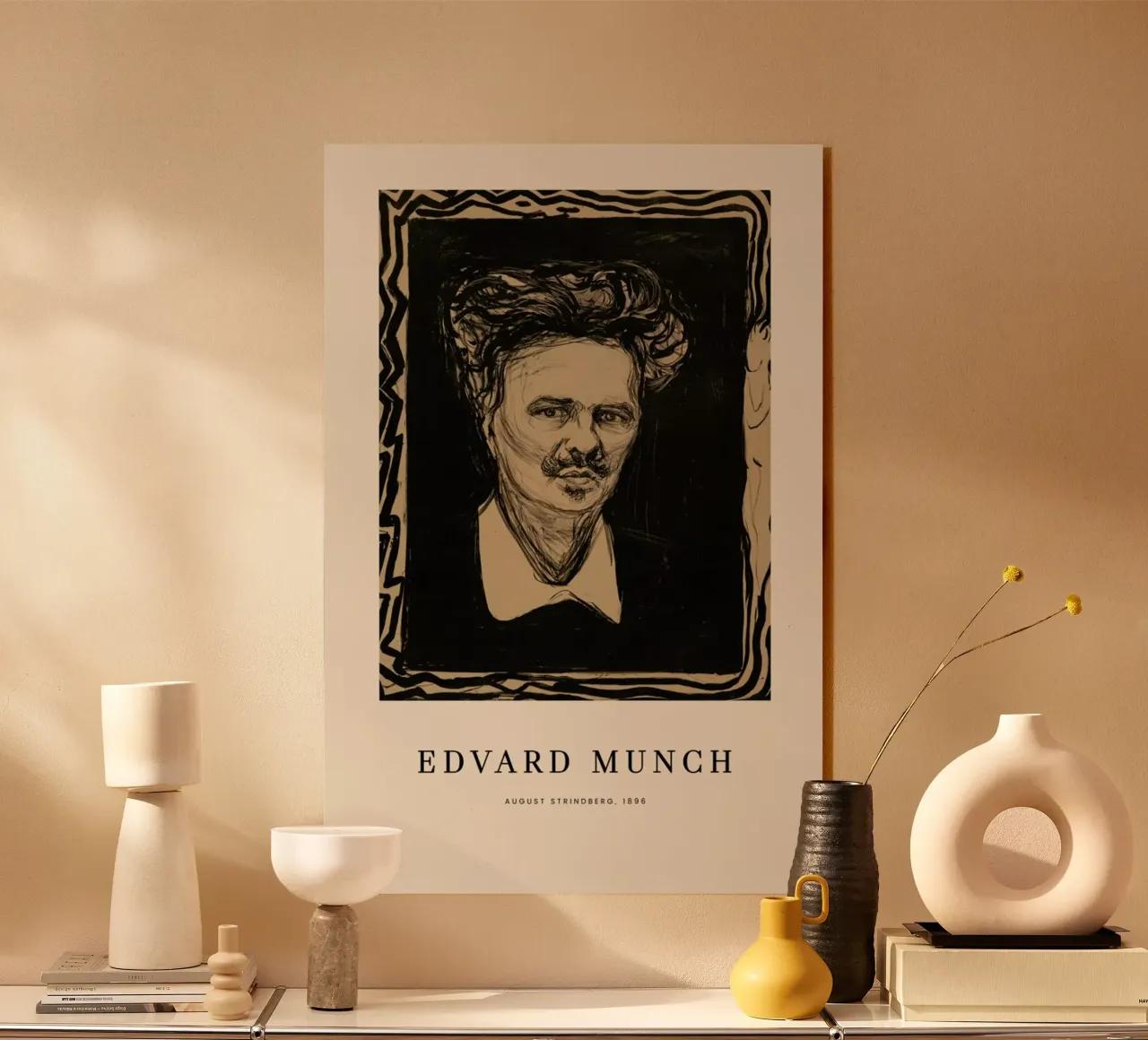Munch - August Strindberg plexiglass da ARTOTHEK