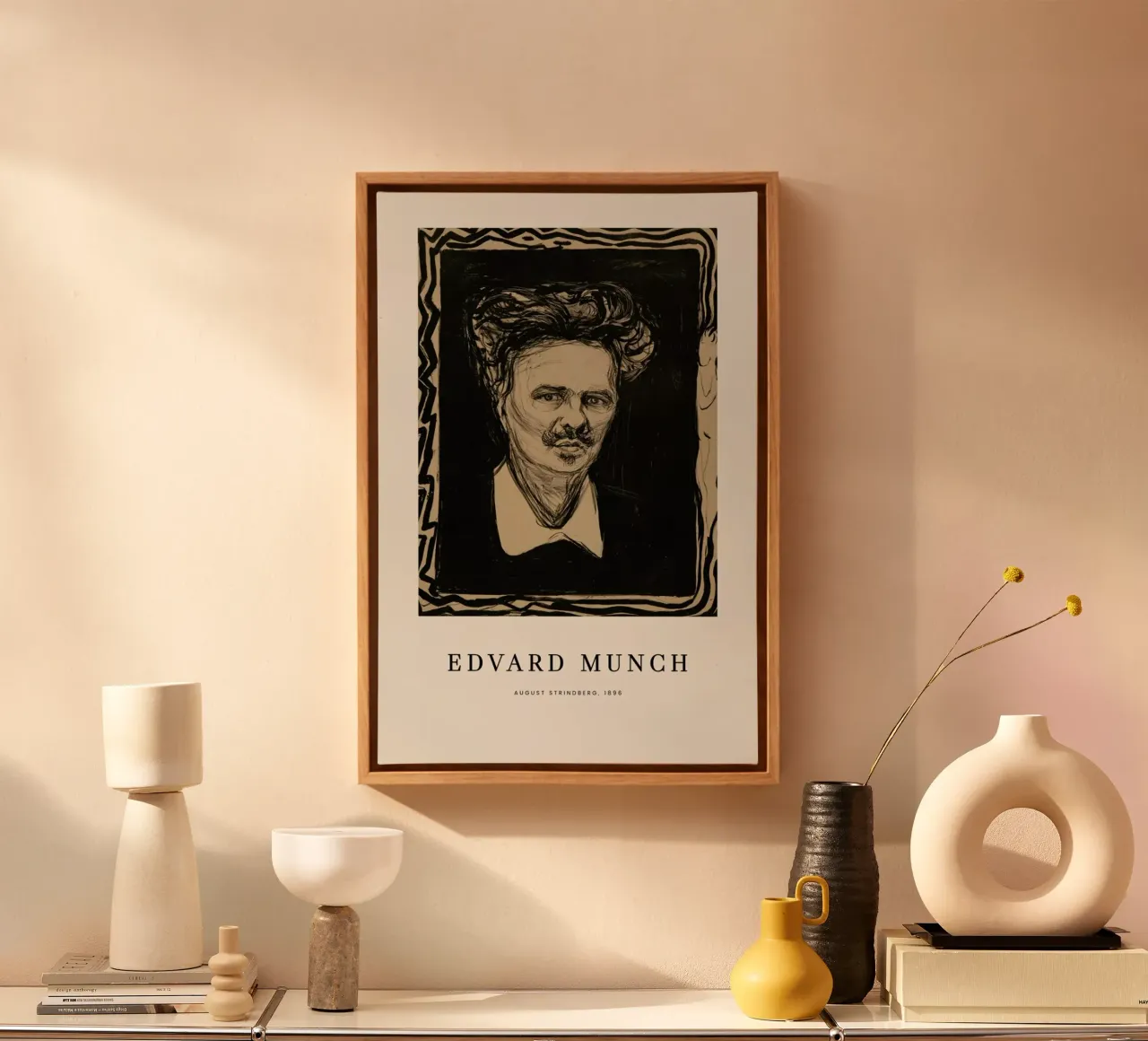 Munch - August Strindberg canvas by ARTOTHEK