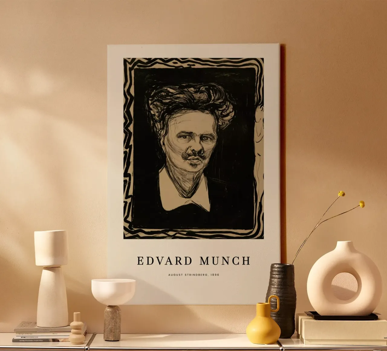 Munch - August Strindberg canvas by ARTOTHEK