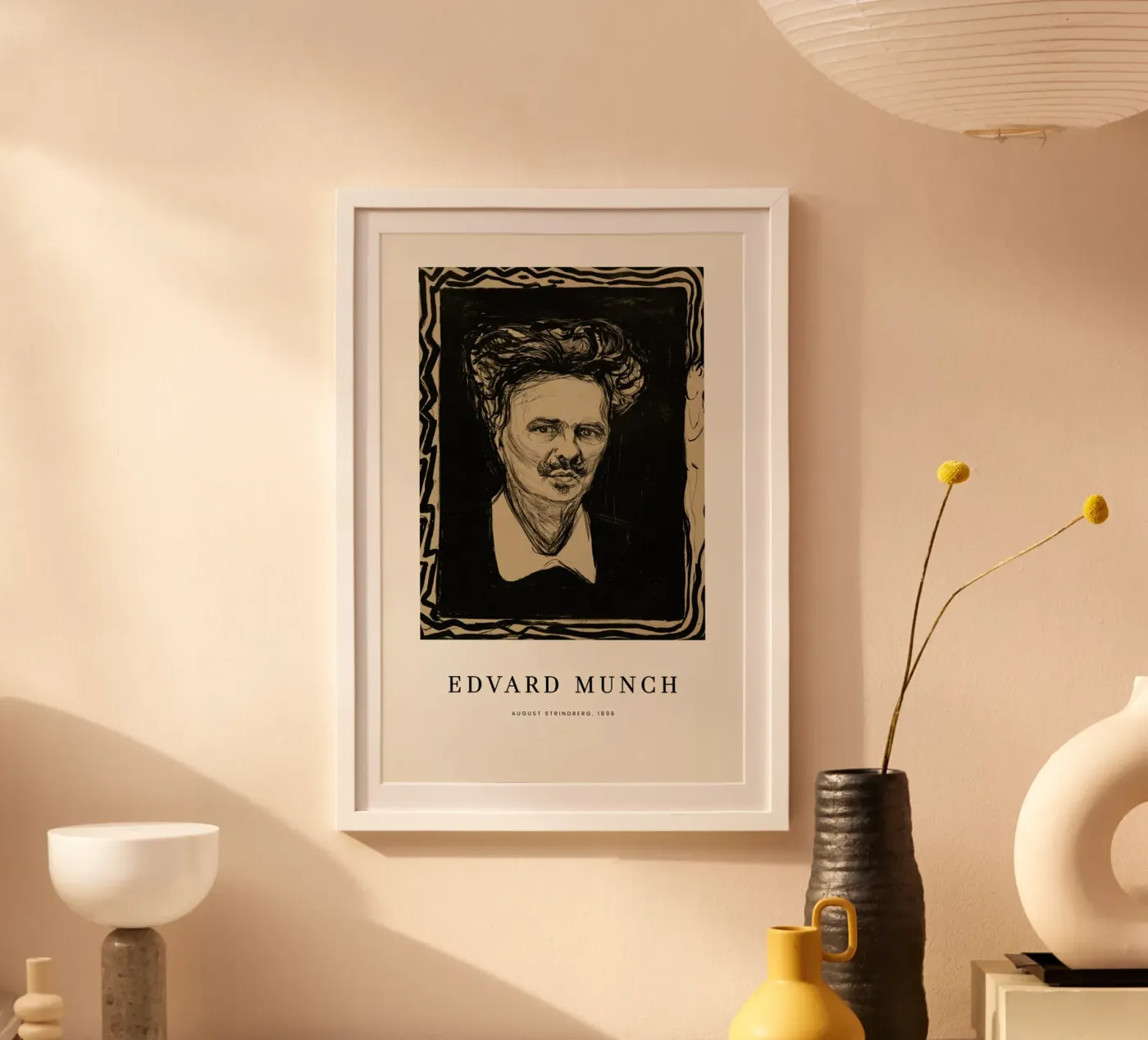 Munch - August Strindberg poster da ARTOTHEK