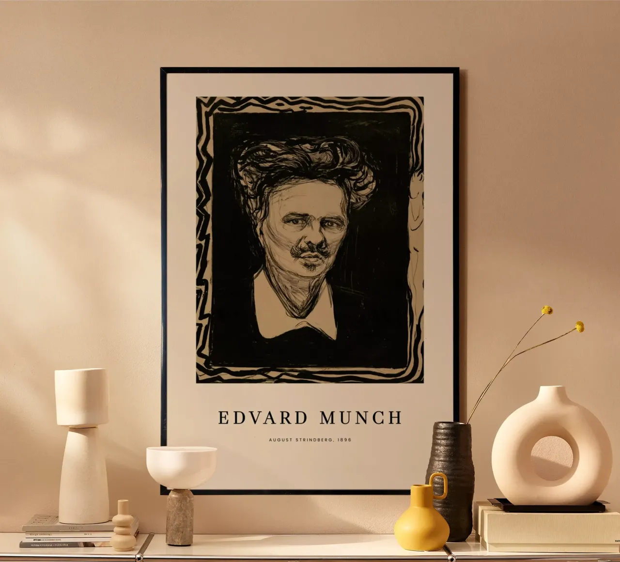 Munch - August Strindberg carta hahnemühle da ARTOTHEK