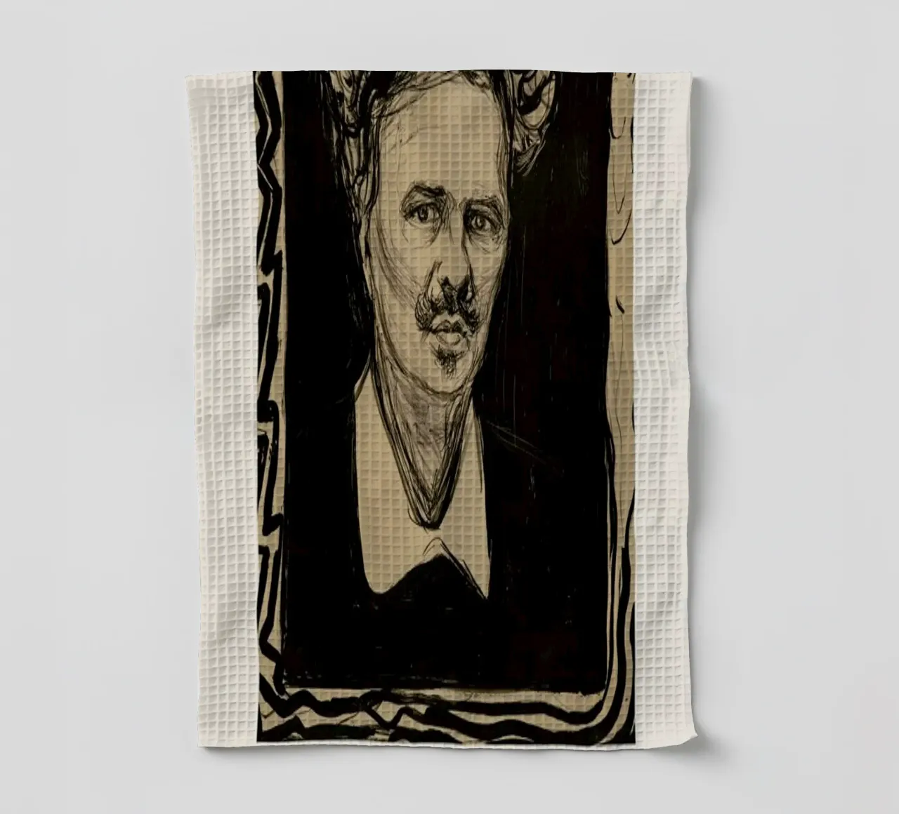 Munch - August Strindberg canovaccio da cucina da ARTOTHEK