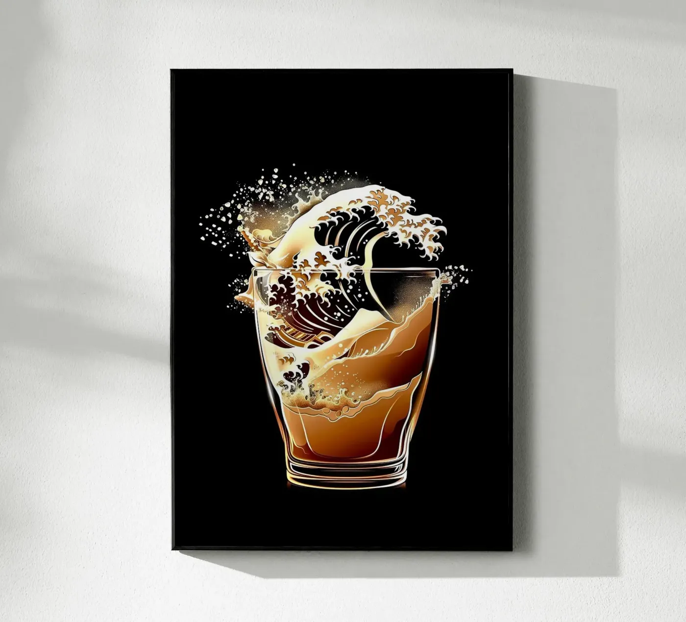 bicchiere di birra plexiglass da Abstract Botanical Art
