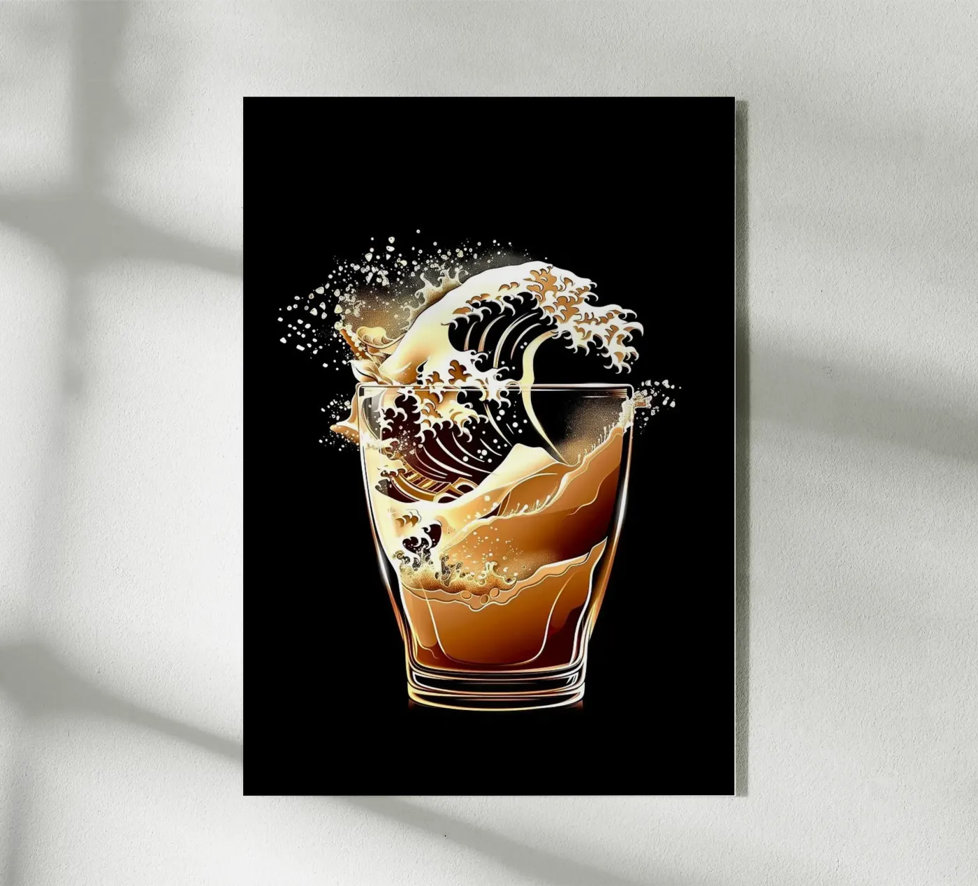 bicchiere di birra plexiglass da Abstract Botanical Art