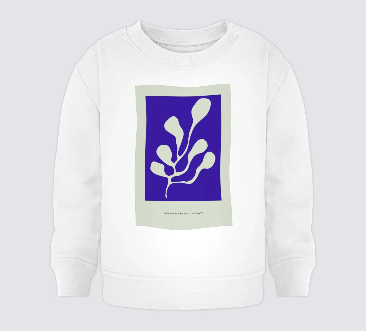 Pressed Crassula Ovata sudadera de bebé de Studio One