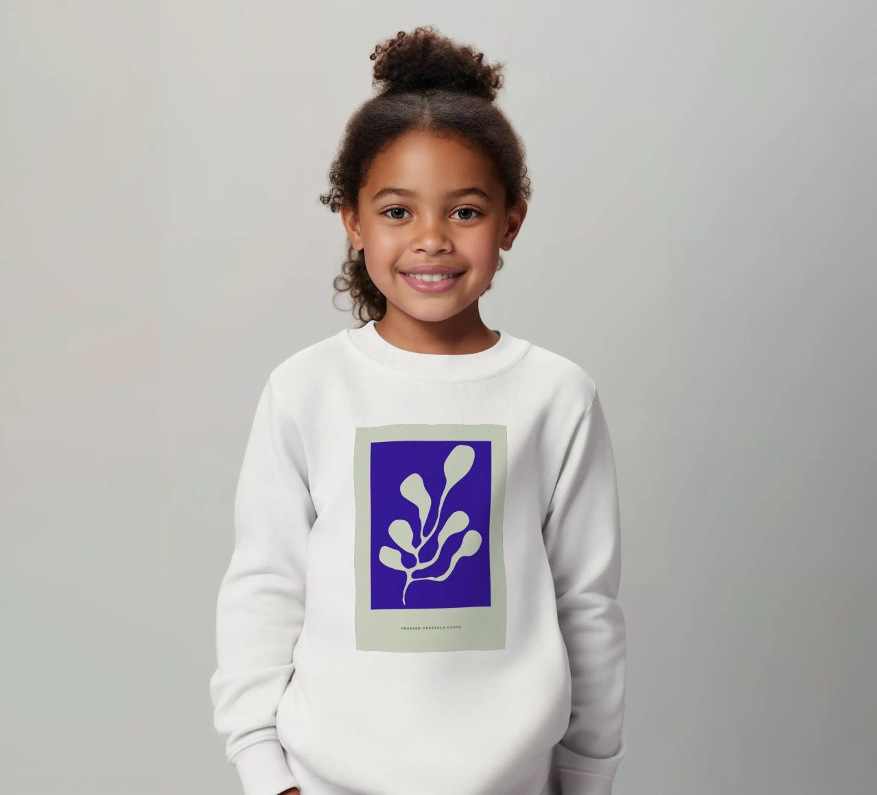Pressed Crassula Ovata sudadera para niño de Studio One