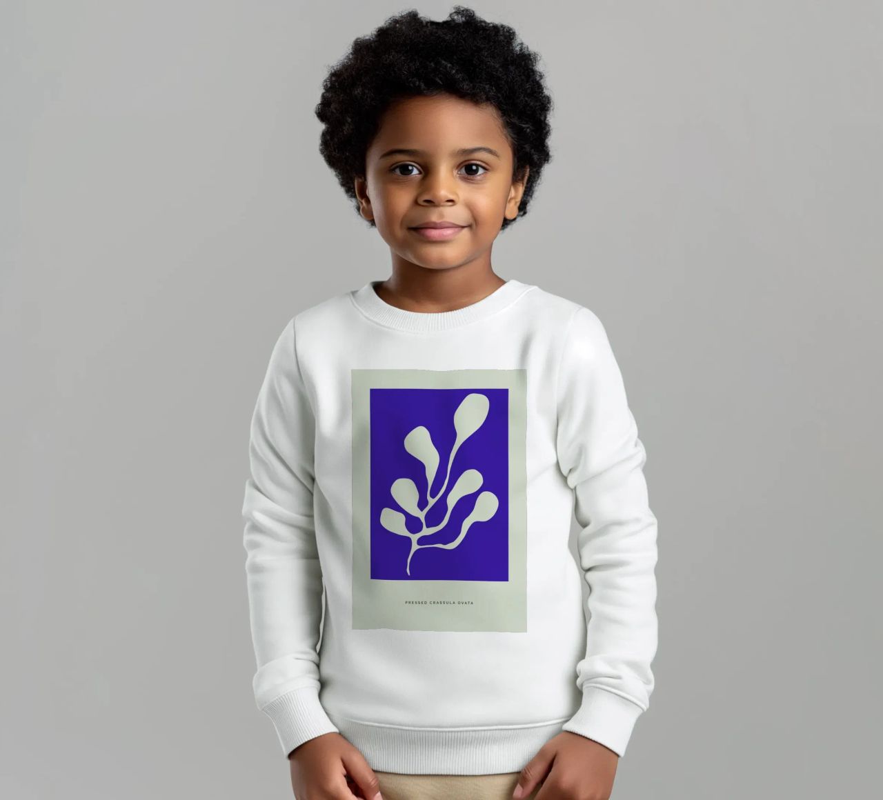 Pressed Crassula Ovata sudadera para niño de Studio One