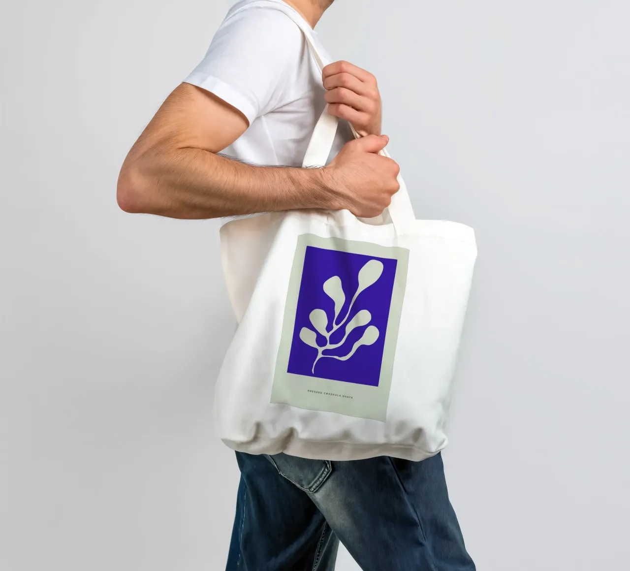 Pressed Crassula Ovata tote bag de Studio One