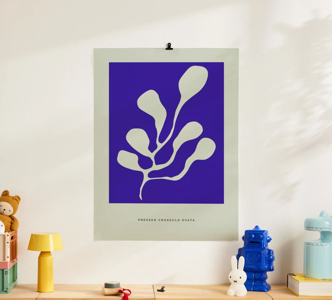 Pressed Crassula Ovata Poster von Studio One