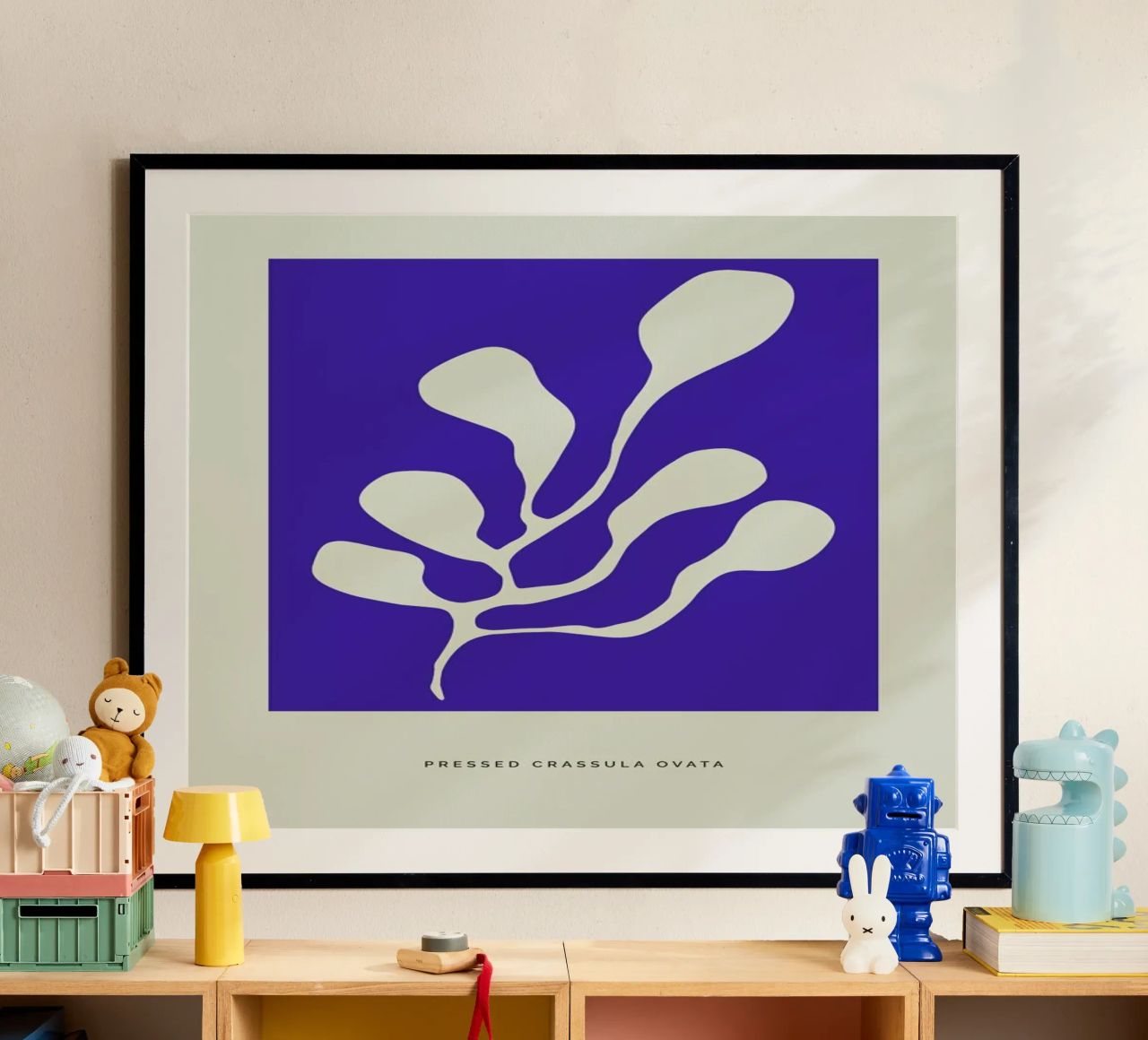 Pressed Crassula Ovata Poster von Studio One
