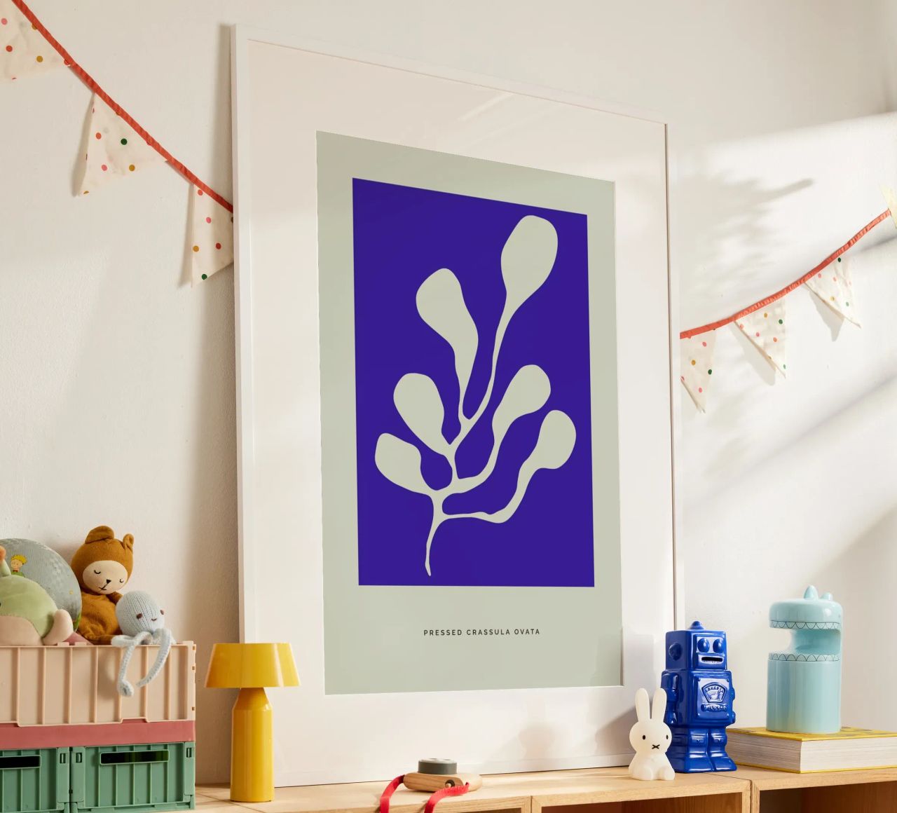 Pressed Crassula Ovata Poster von Studio One