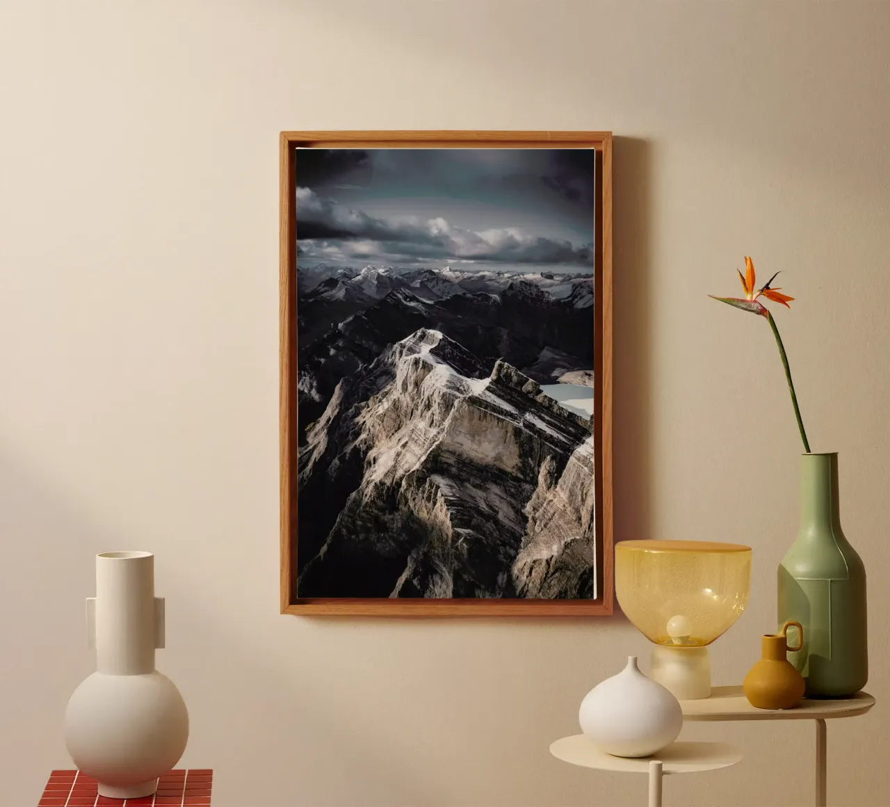 Stormy Mountains by @bokehm0n tela con Cornice a cassetta da EyeEm Mobile GmbH