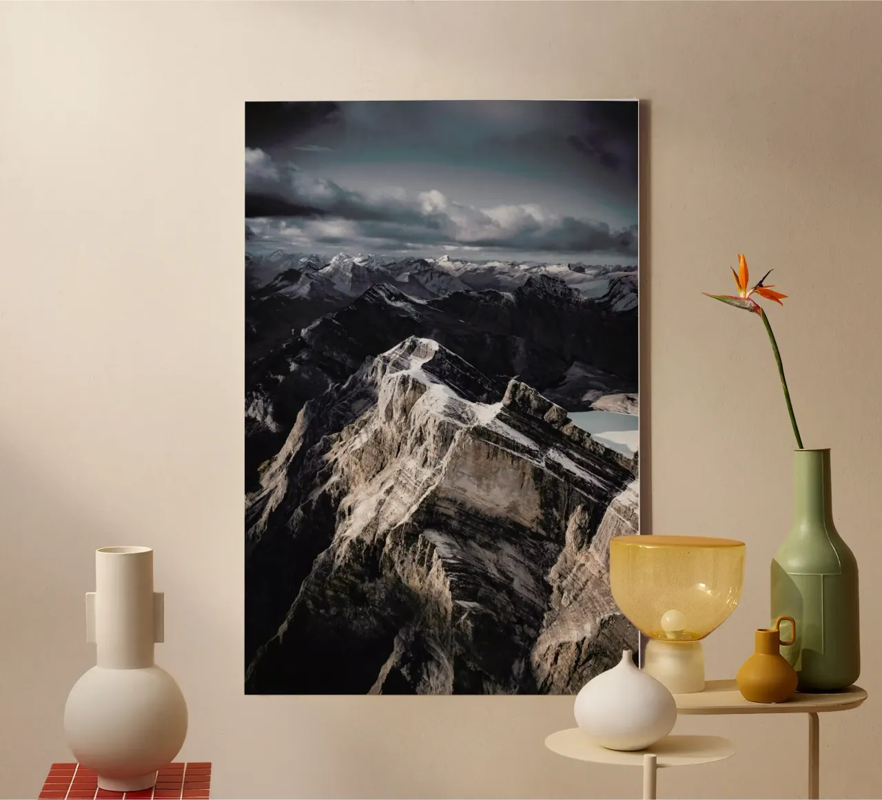 Stormy Mountains by @bokehm0n tela con Cornice a cassetta da EyeEm Mobile GmbH