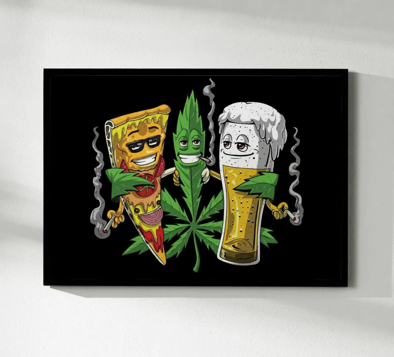 pizza & beer carta hahnemühle da Abstract Botanical Art