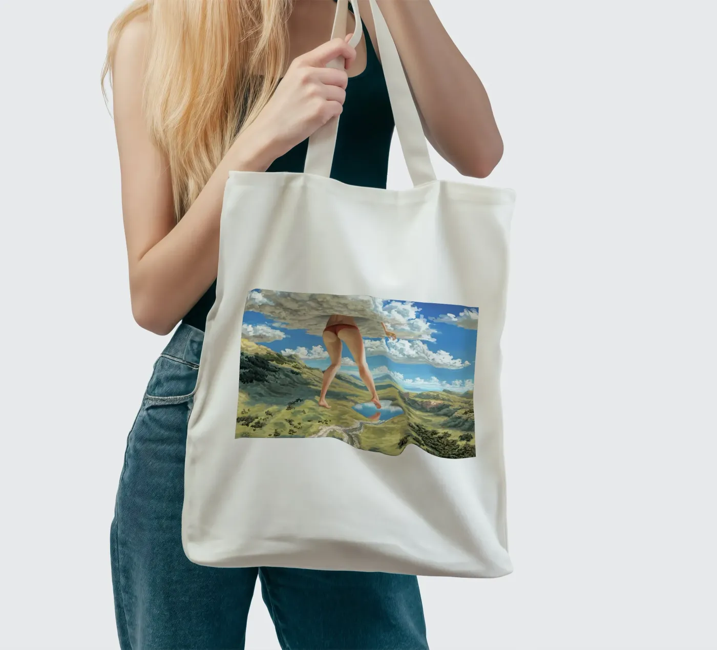 cloud tote bag by Abstract Botanical Art