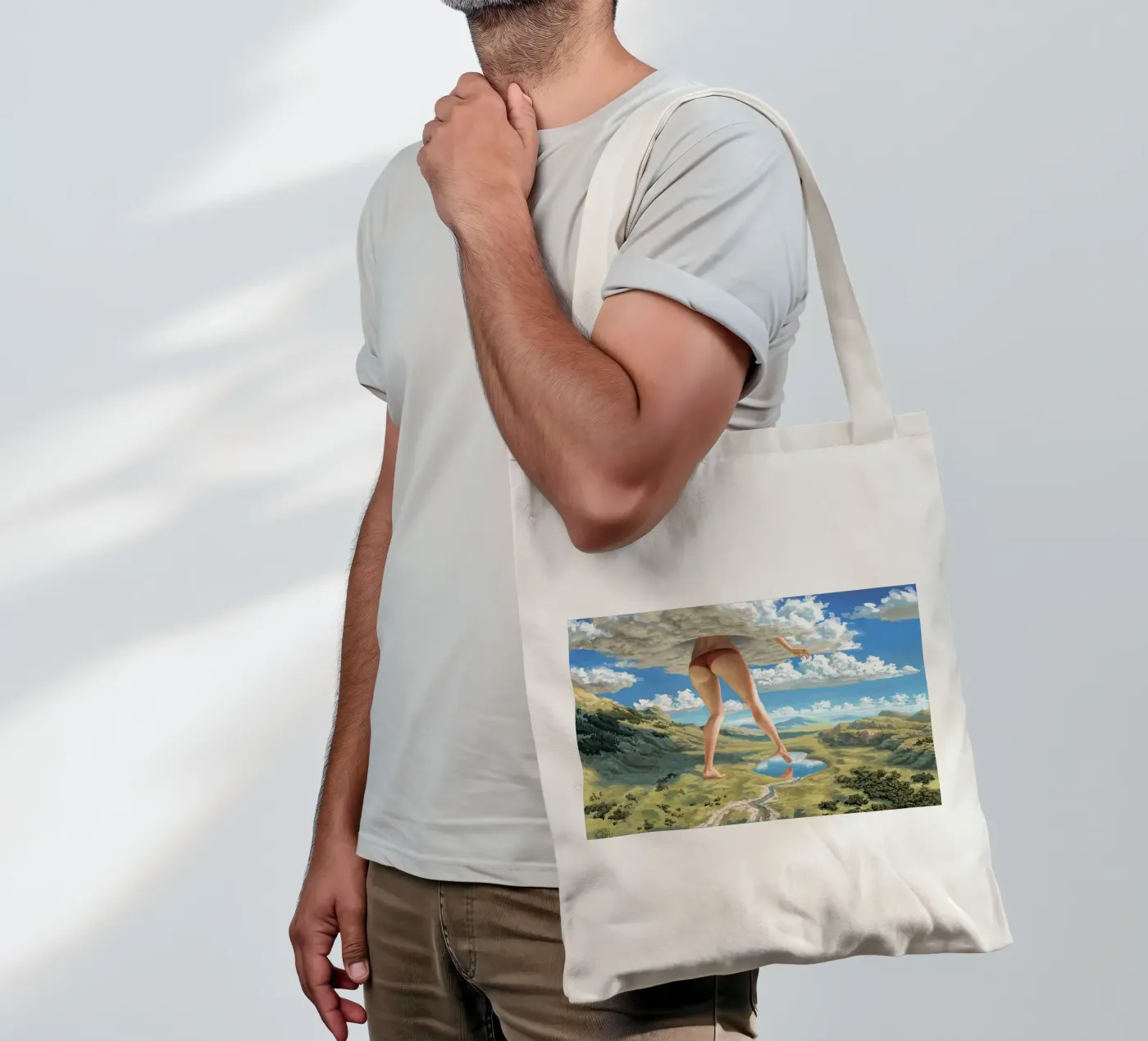 cloud tote bag by Abstract Botanical Art