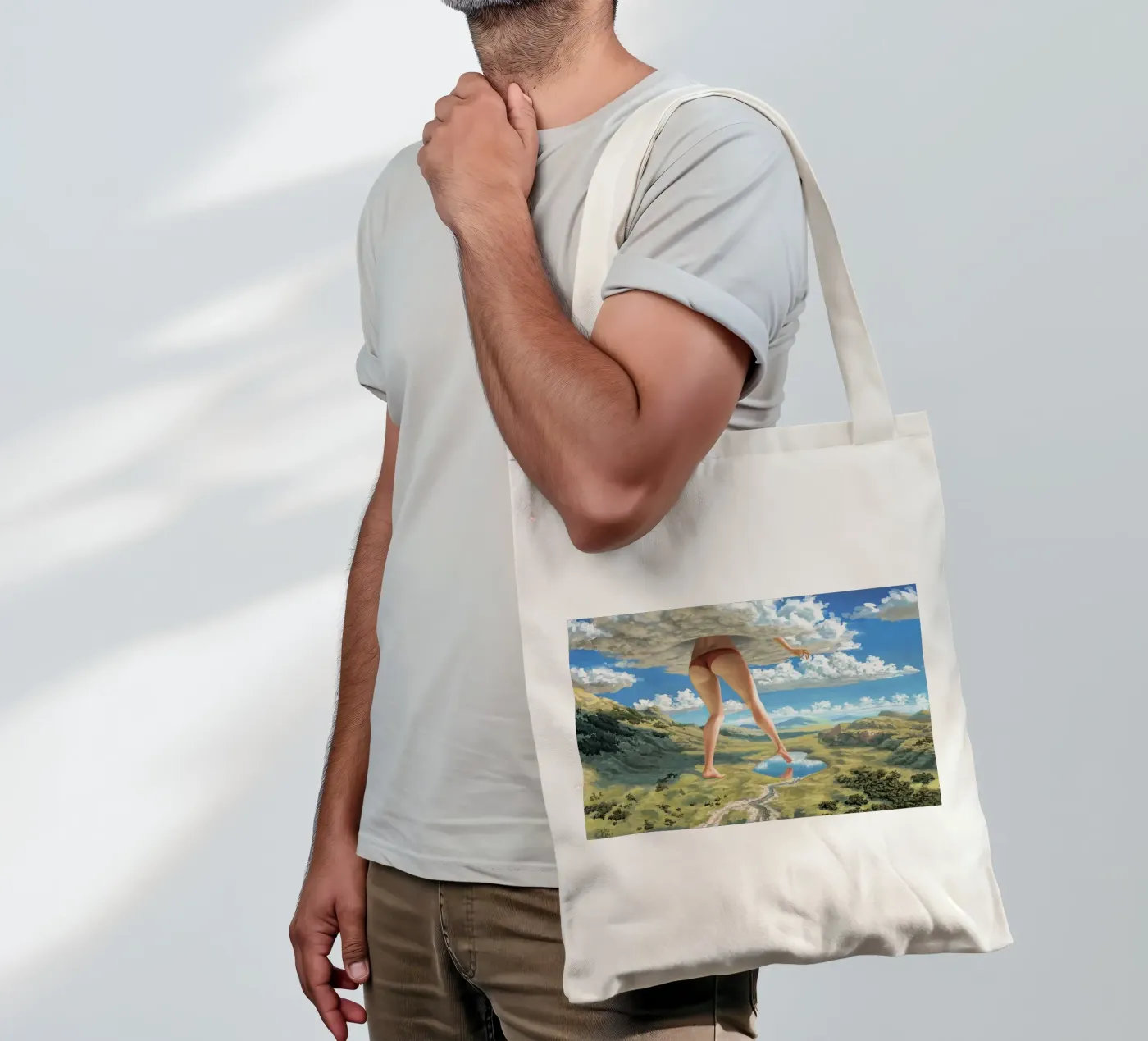 cloud tote bag by Abstract Botanical Art