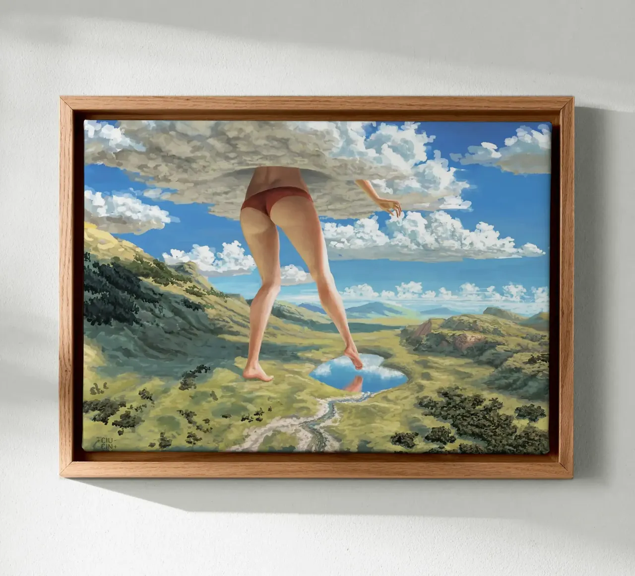 cloud canvas by Abstract Botanical Art