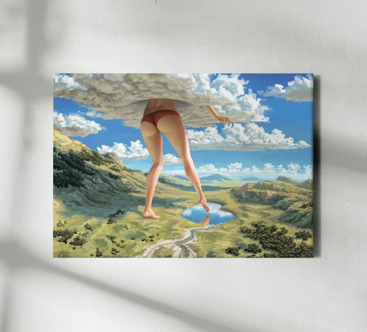 cloud canvas by Abstract Botanical Art