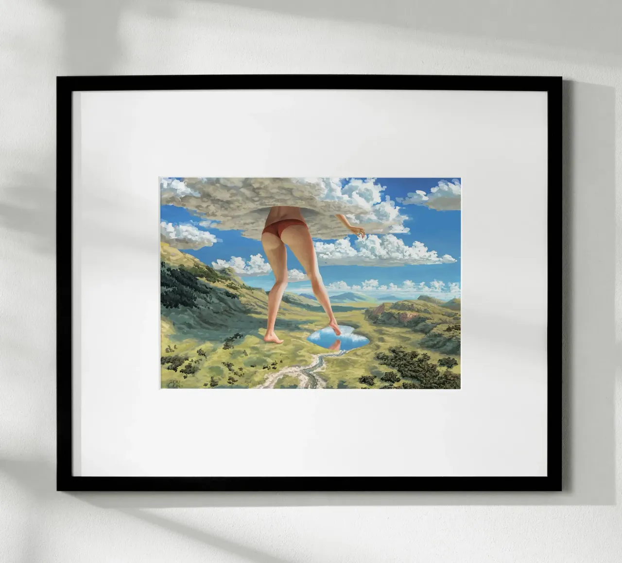 cloud poster van Abstract Botanical Art