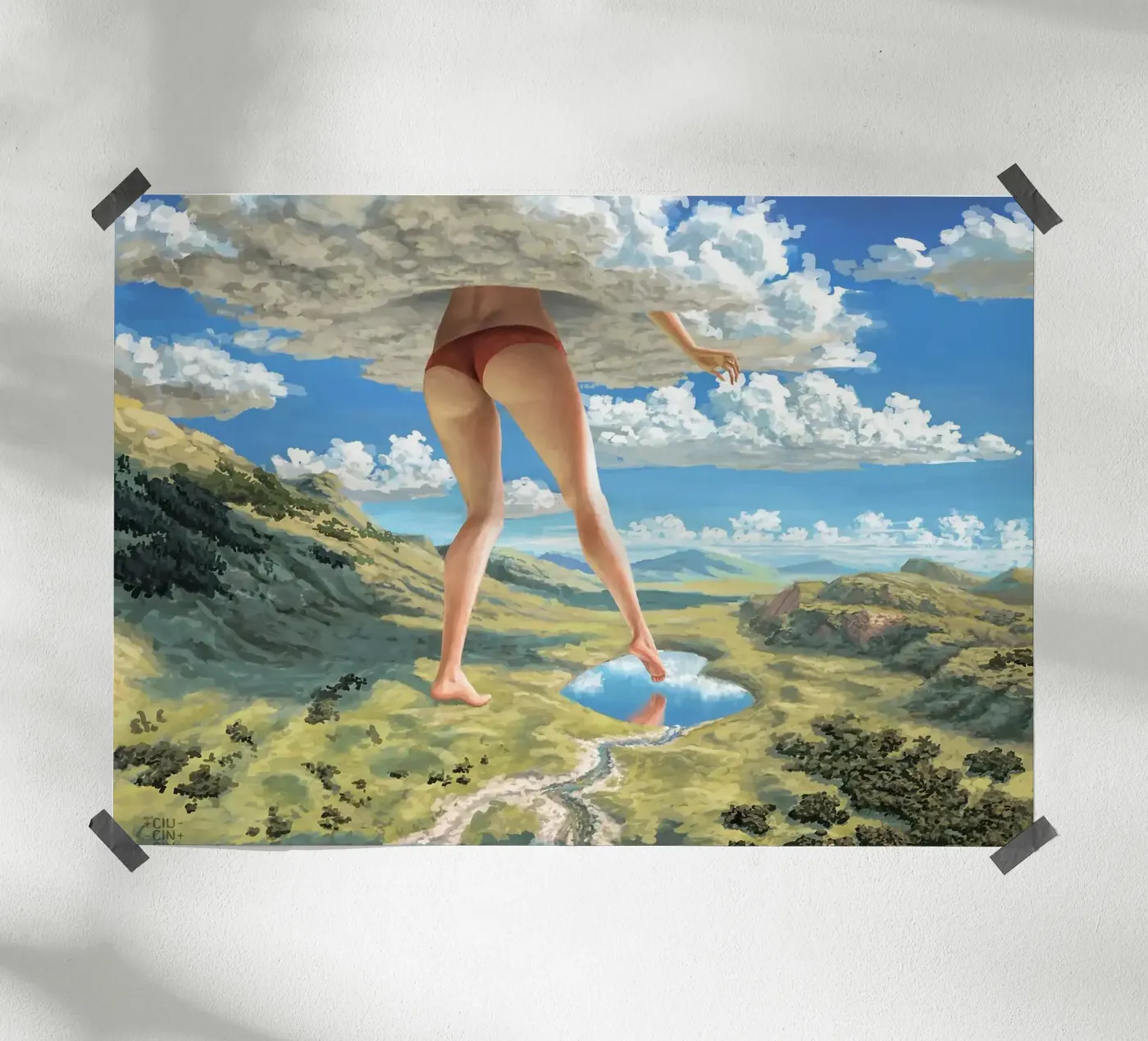 nuvola poster da Abstract Botanical Art