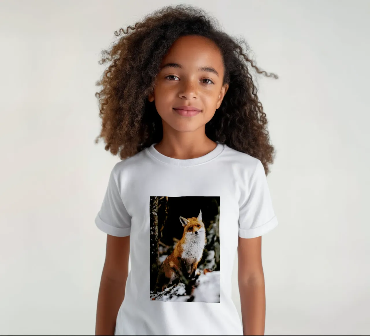 Red Fox kids t-shirt by EyeEm Mobile GmbH