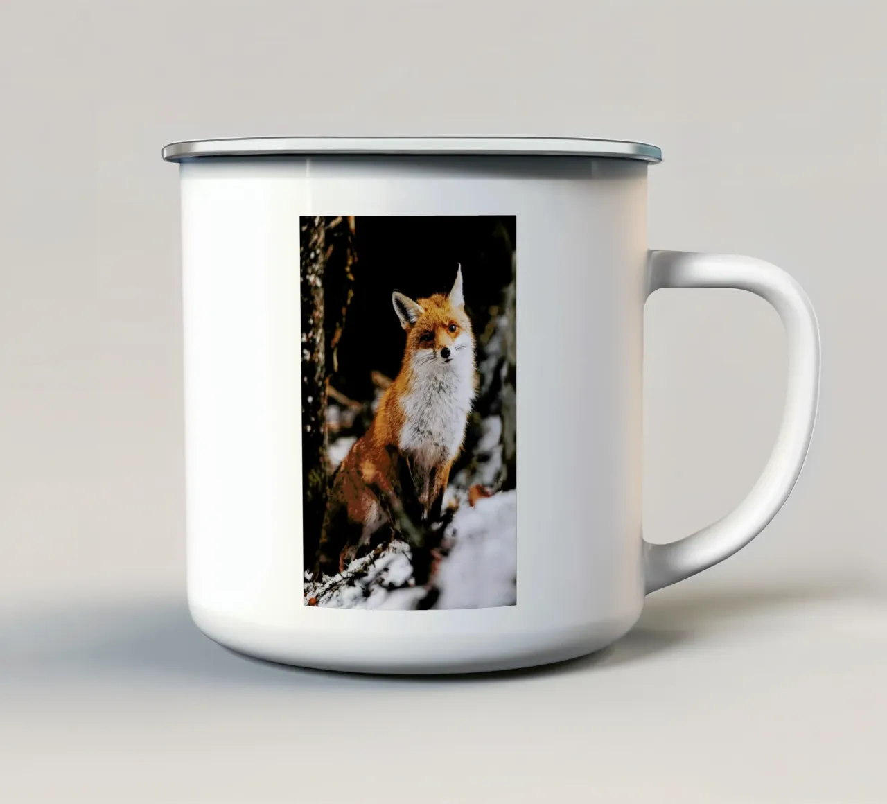 Red Fox tazza in smalto da EyeEm Mobile GmbH
