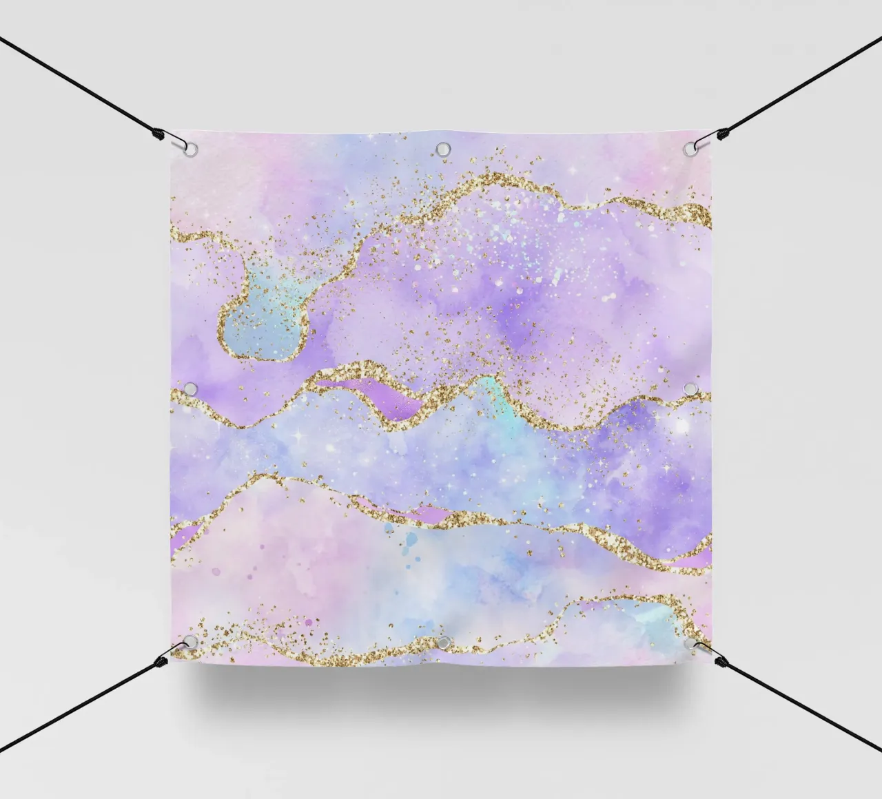 Texture Agata Glitterata Arcobaleno 01 telo in pvc da Gemstone Textures