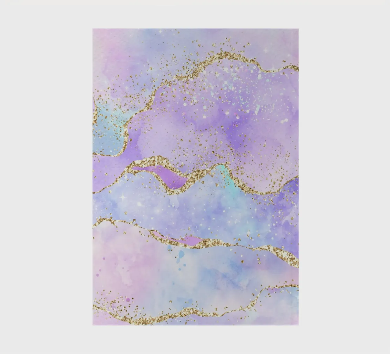 Rainbow Glitter Agate Texture 01 notebook by Gemstone Textures