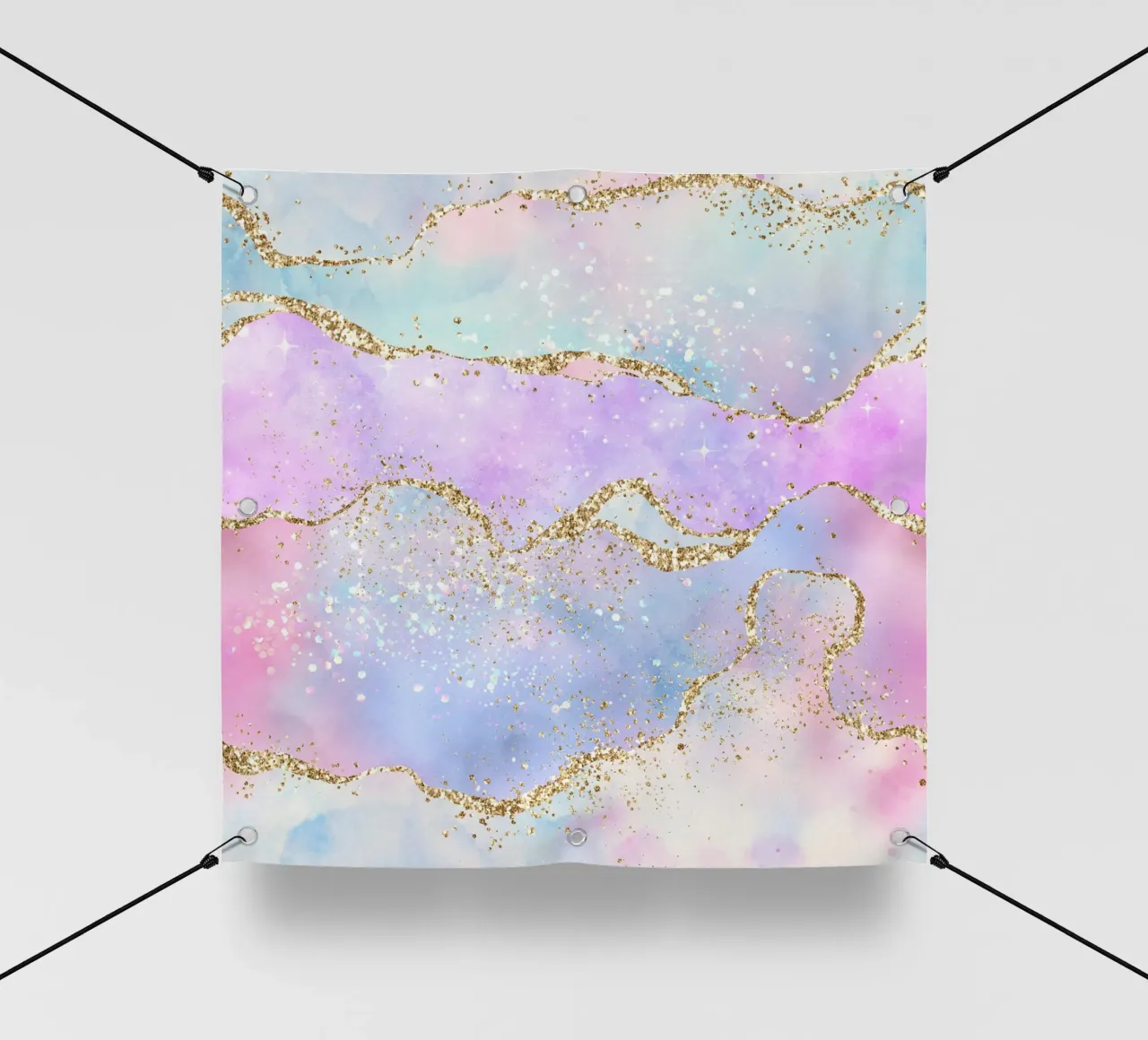 Texture Agata Glitterata Arcobaleno 02 telo in pvc da Gemstone Textures