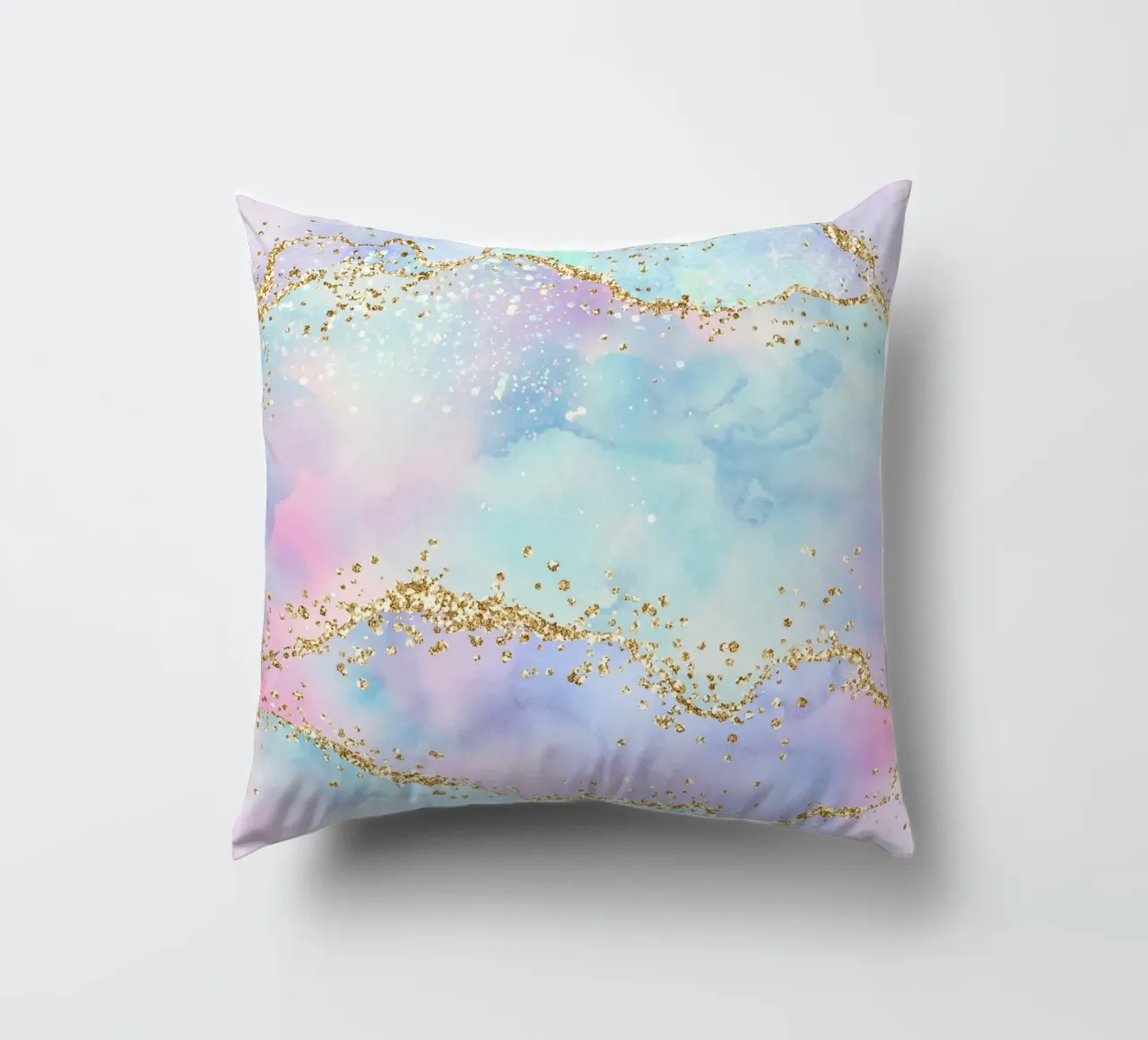 Texture Agata Glitterata Arcobaleno 04 cuscino da Gemstone Textures