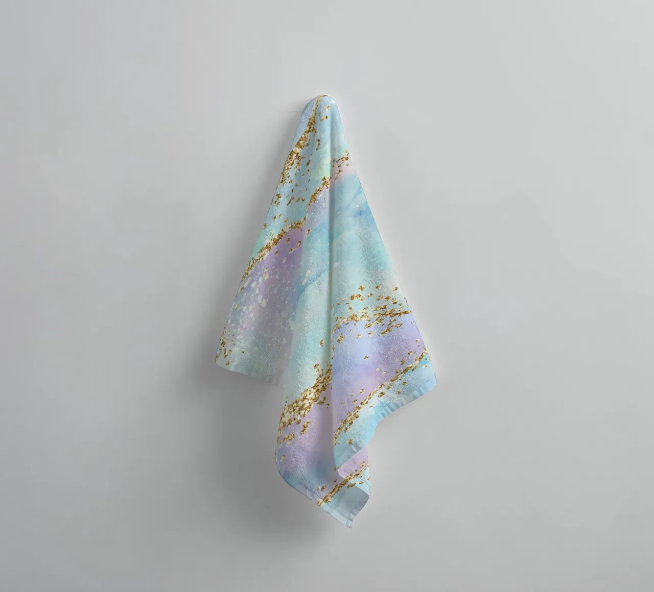 Texture Agata Glitterata Arcobaleno 04 asciugamano da bagno da Gemstone Textures