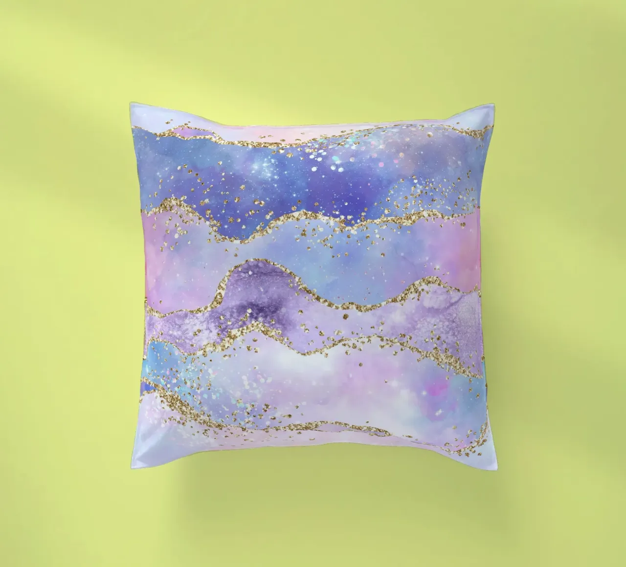 Texture Agata Glitterata Arcobaleno 06 cuscino da Gemstone Textures
