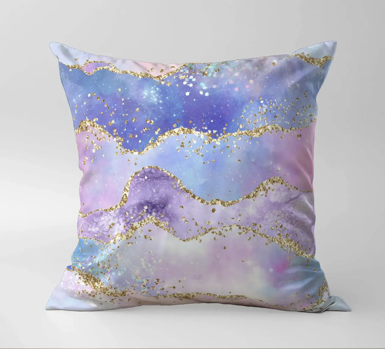 Texture Agata Glitterata Arcobaleno 06 cuscino da Gemstone Textures