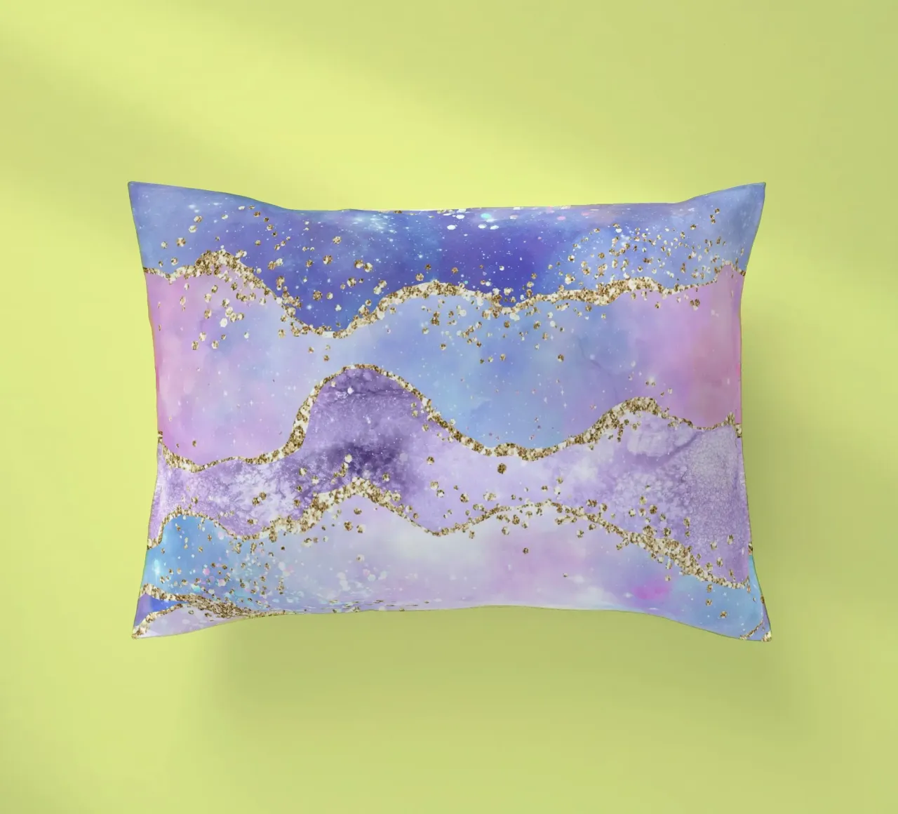 Texture Agata Glitterata Arcobaleno 06 cuscino da Gemstone Textures