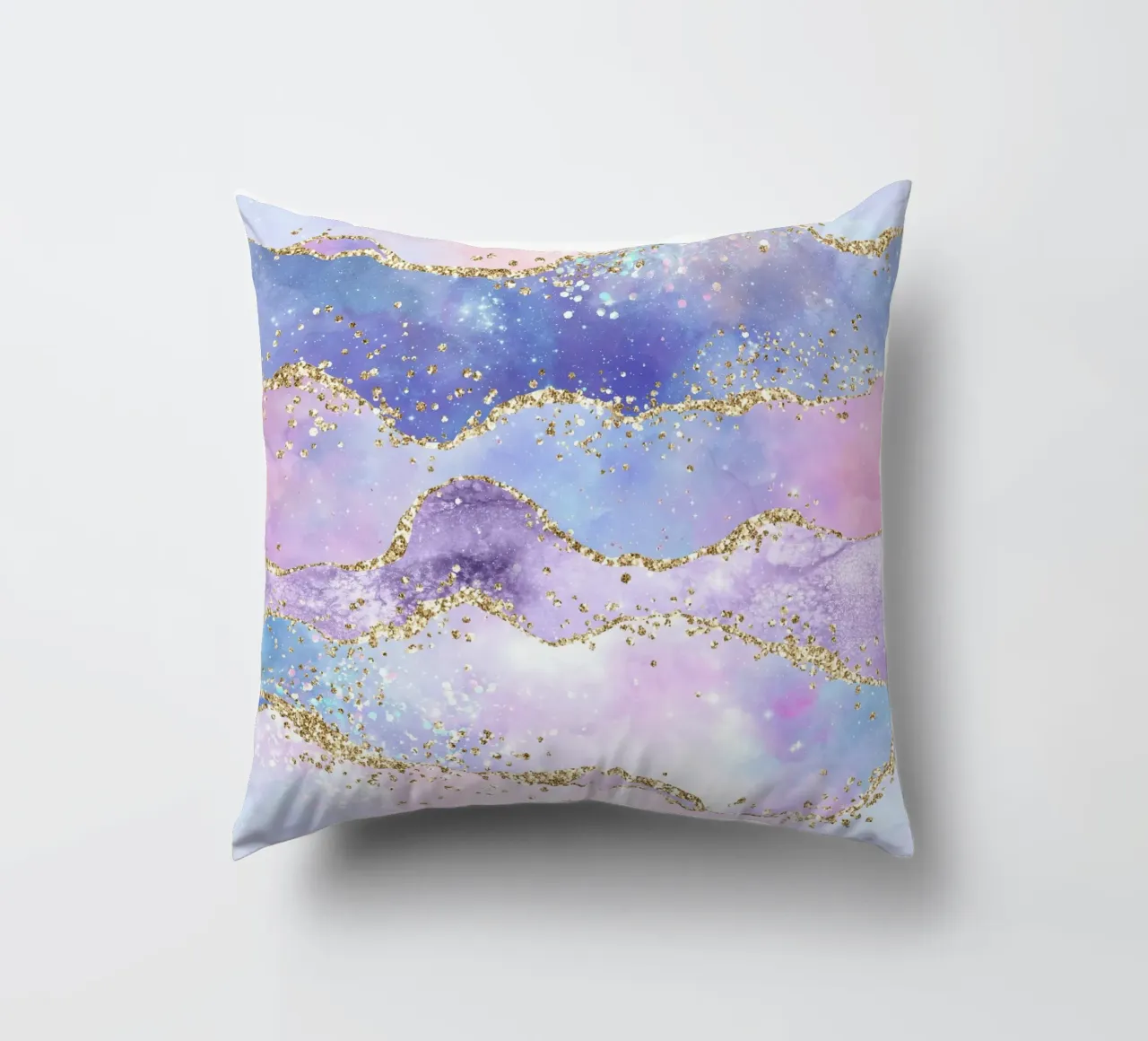 Texture Agata Glitterata Arcobaleno 06 cuscino da Gemstone Textures