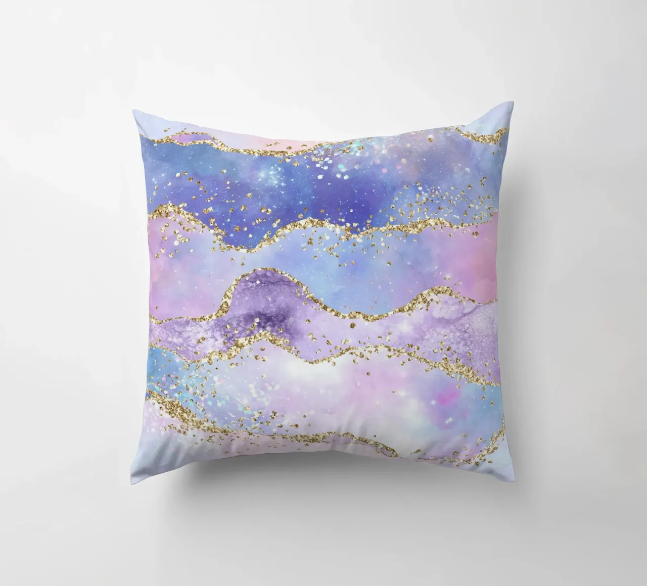 Texture Agata Glitterata Arcobaleno 06 cuscino da Gemstone Textures