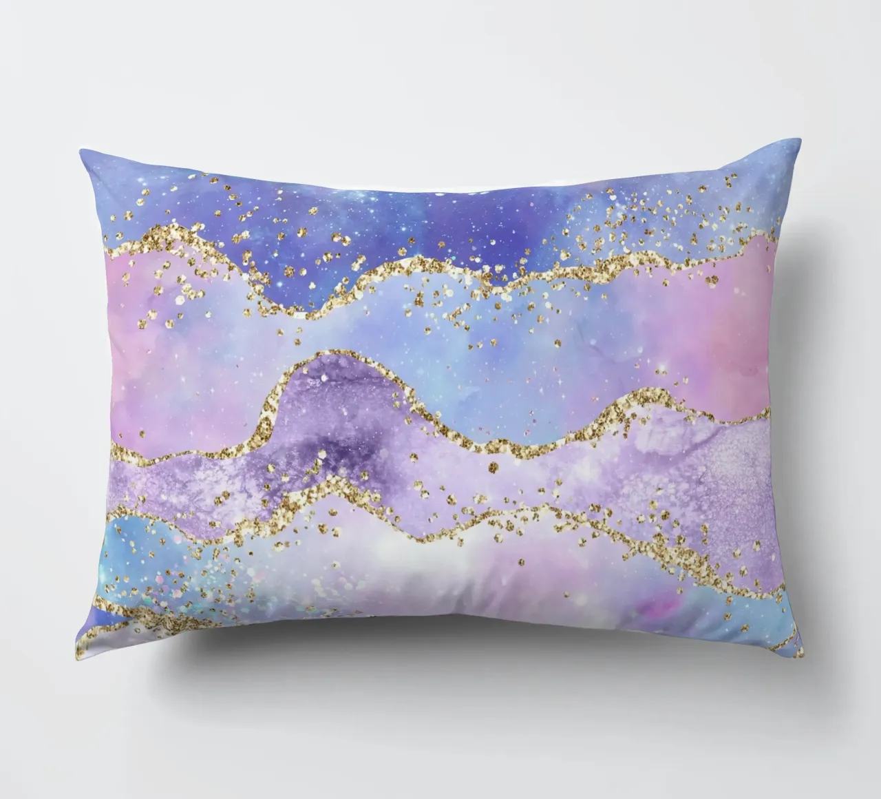 Texture Agata Glitterata Arcobaleno 06 cuscino da Gemstone Textures