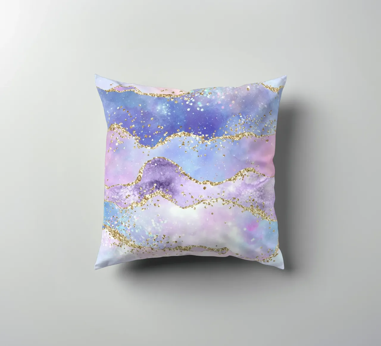 Texture Agata Glitterata Arcobaleno 06 cuscino da Gemstone Textures